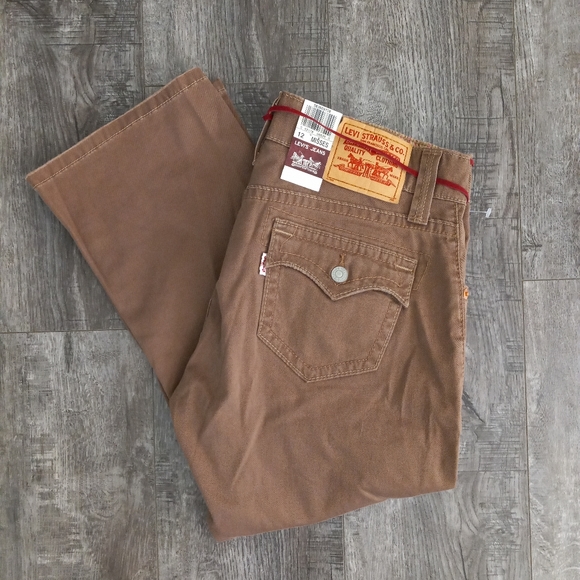 SALE!! Levis misses size 12 low rise cropped pants NWT - Picture 3 of 9